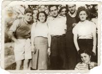 Magdolna Palmai with her friends