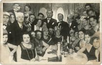 The Ronas and Molnars on New Year's Eve 1938