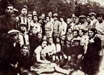 A group of Poalei Zion members in Gora Kalwaria