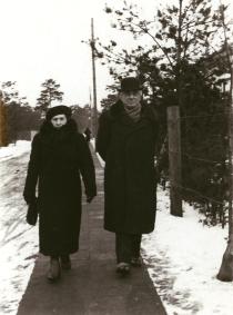 Aniuta and Maurycy Drutowski in Srodborow