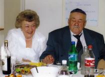 Leon Solowiejczyk with his second wife Danuta Solowiejczyk