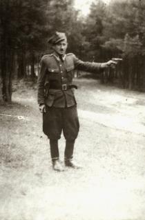 Mieczyslaw Najman in the Polish 2nd Infantry Division training camp