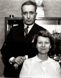 Eugen Margulius and his wife