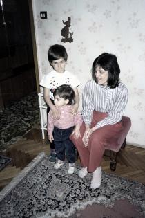 Shimon Danon's daughter Raia Grancharova and her children Konstantin Grancharov and Ani Grancharova