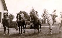 Horse riding on Magdalena Berger's family farm