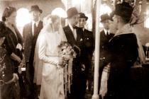 Judita and Pavel Sendrei's wedding in the Subotica synagogue